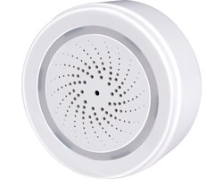 alpina Smart Home Slimme Sirene - Bewegingssensor - 90dB - 8 Geluiden - Alarm voor Binnen