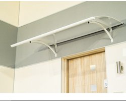 Deurluifel basic 160 x 90 cm wit