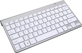 Case2go - Draadloos Toetsenbord - 2.4G - Geschikt voor IOS - Windows - Android - QWERTY - Zilver