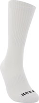 QREUR bamboestof fietssok "Summer White" - Maat 44-47 - Lente/Zomer