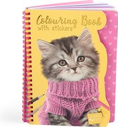 Studio Pets - Kleurboek met stickers - Kitten