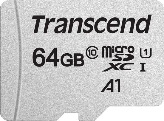 Transcend 300S 64GB MicroSDXC UHS-I Klasse 10 flashgeheugen