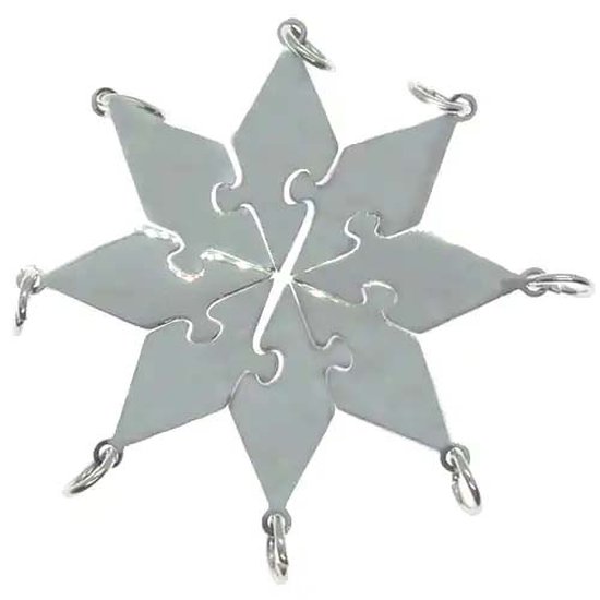 Klavertje vier BFF Kettingen Vriendschap Magnetische Kettingen voor 4 Meisjes, Beste Vrienden Bijpassende Sieraden Cadeaus voor Vrienden Zusters
