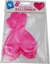 Hart Ballonen - Roze - Latex - 30 cm - 4 stuks - Feest - Valentijnsdag - Valentijn
