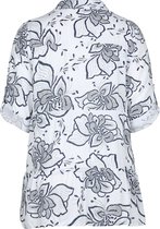 Paprika Dames Hemd in viscose met bloemenprint - Blouse - Maat 50