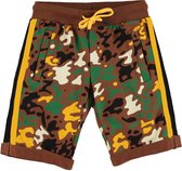 B'Chill jongens korte joggingbroek Mason aop Brown