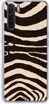 Case Company® - Oppo A91 hoesje - Arizona Zebra - Soft Cover Telefoonhoesje - Bescherming aan alle Kanten en Schermrand