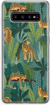 Case Company® - Samsung Galaxy S10 Plus hoesje - Luipaard 2 - Soft Cover Telefoonhoesje - Bescherming aan alle Kanten en Schermrand