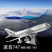 Metal Earth Modelbouw 3D - Boeing 747 - Metaal
