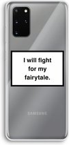 Case Company® - Samsung Galaxy S20 Plus hoesje - Fight for my fairytale - Soft Cover Telefoonhoesje - Bescherming aan alle Kanten en Schermrand