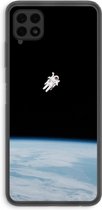 Case Company® - Samsung Galaxy A22 4G hoesje - Alone in Space - Soft Cover Telefoonhoesje - Bescherming aan alle Kanten en Schermrand