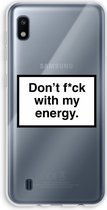 Case Company® - Samsung Galaxy A10 hoesje - My energy - Soft Cover Telefoonhoesje - Bescherming aan alle Kanten en Schermrand