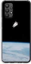 Case Company® - Samsung Galaxy A32 4G hoesje - Alone in Space - Soft Cover Telefoonhoesje - Bescherming aan alle Kanten en Schermrand