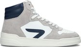 HUB Court-z High Sneakers - Leren Sneaker - Dames - Wit - Maat 42