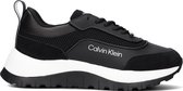 Calvin Klein 2 Piece Sole Runner Lac U-mix Ma Lage sneakers - Leren Sneaker - Dames - Zwart - Maat 39