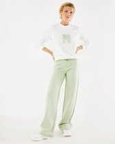 Mexx Wide Leg Broek Dames - Mint Groen - Maat M