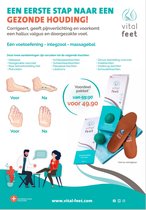Doorgezakte voet pakket - steunzool - oefenbal - één voetoefening - corrigeert de stand van de voet en houding - 39/40