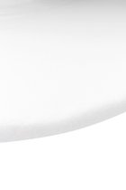 Meyco Baby Uni hoeslaken boxmatras - white - rond 90/95cm