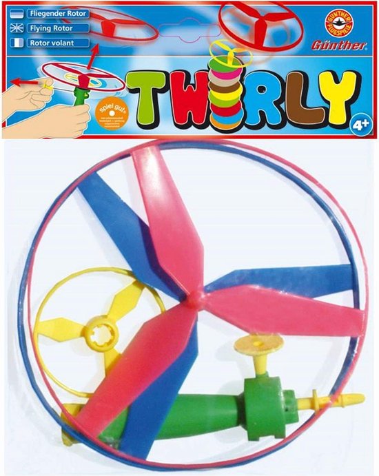 Thumbnail van een extra afbeelding van het spel Günther Twirly Vliegspeelgoed, Meerkleurig, 19 cm hoog kwaliteit spel fun kinderen peuter