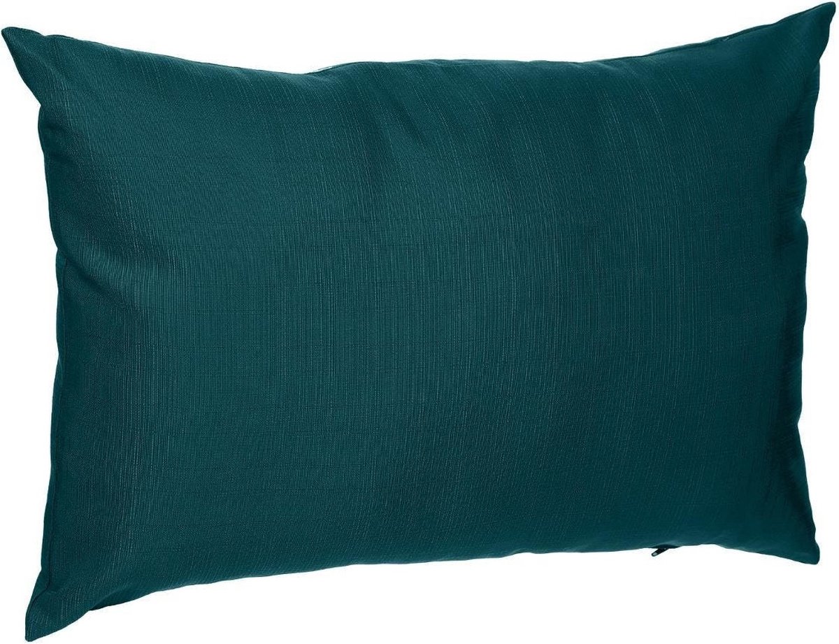 Bank/sier/tuin kussens voor binnen en buiten emerald groen 30 x 50 x 10 cm - Water en UV bestendig