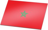 Set van 2 vlagstickers  - Marokko - Stickers - 12 x 18 cm