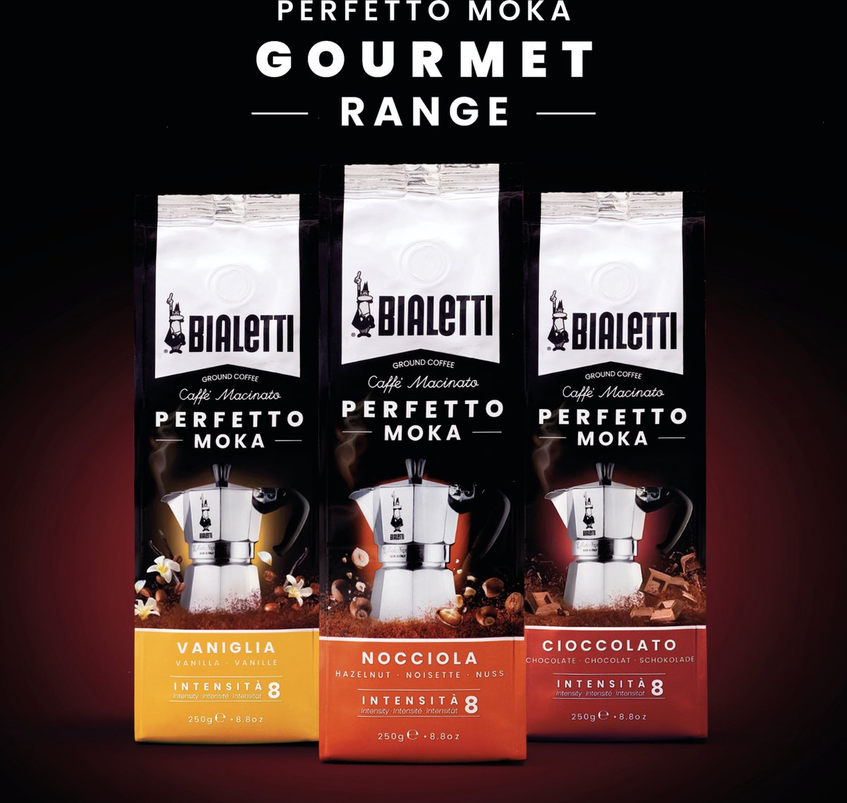 Bialetti Moka Hazelnut gemalen koffie - 1kg intensiteit 8 thumbnail 8
