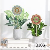 Diamond painting decoratieve plantensteker - mandala2