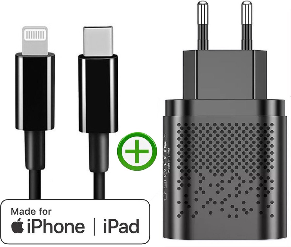 Chargeur Rapide iPhone USB C 20W avec 2M Câble[Certifié Apple MFi],Chargeur USB  C Prise ​Adaptateur Secteur USB C pour iPhone - Cdiscount Téléphonie