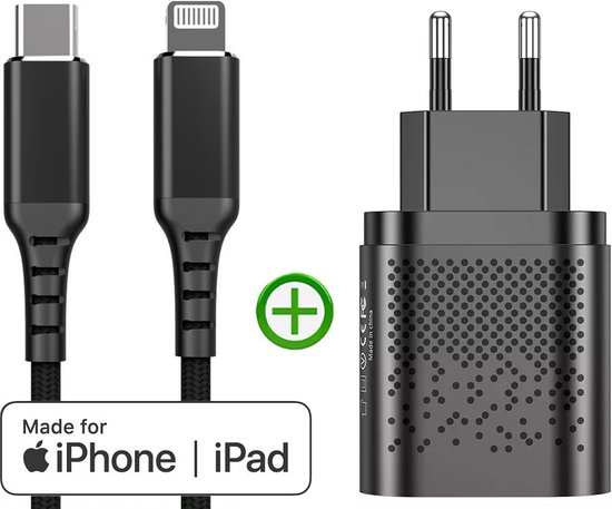 Chargeur iPhone et iPad [Certifié Apple MFi] 2 ports 20 W Chargeur
