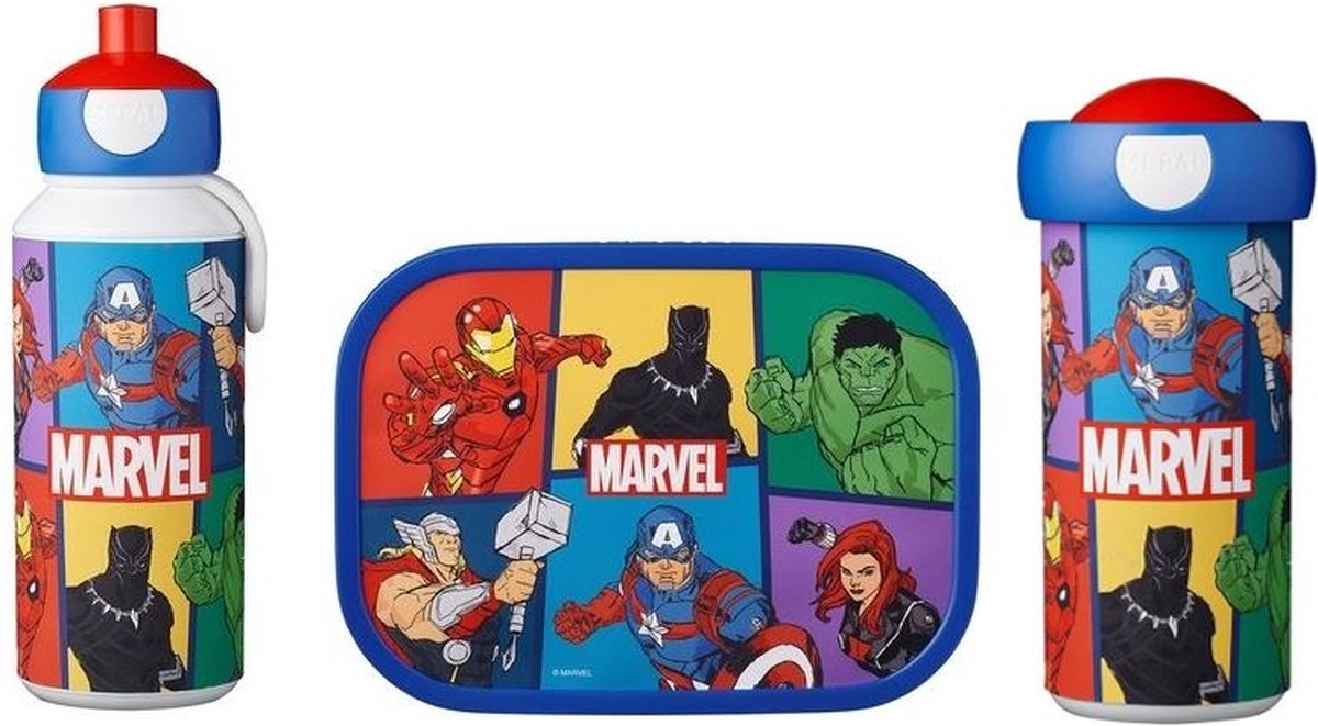 Avengers Lunchbox, Schoolbeker & Pop-up beker