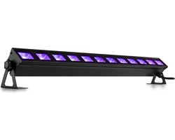 Blacklight - BeamZ BUV123 LED blacklight bar met 12x 3W UV LED's