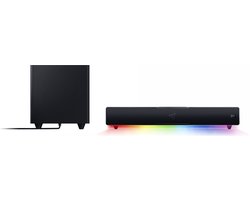 Razer Leviathan V2 – PC Gaming Soundbar – 7.1 Surround – Bluetooth 5.2 – RGB – Zwart