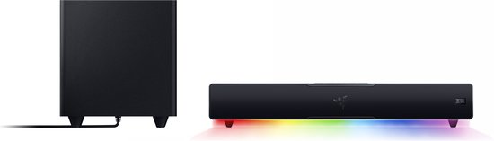 Razer Leviathan V2 - PC Gaming Soundbar - 7.1 Surround - Bluetooth 5.2 - RGB - Zwart