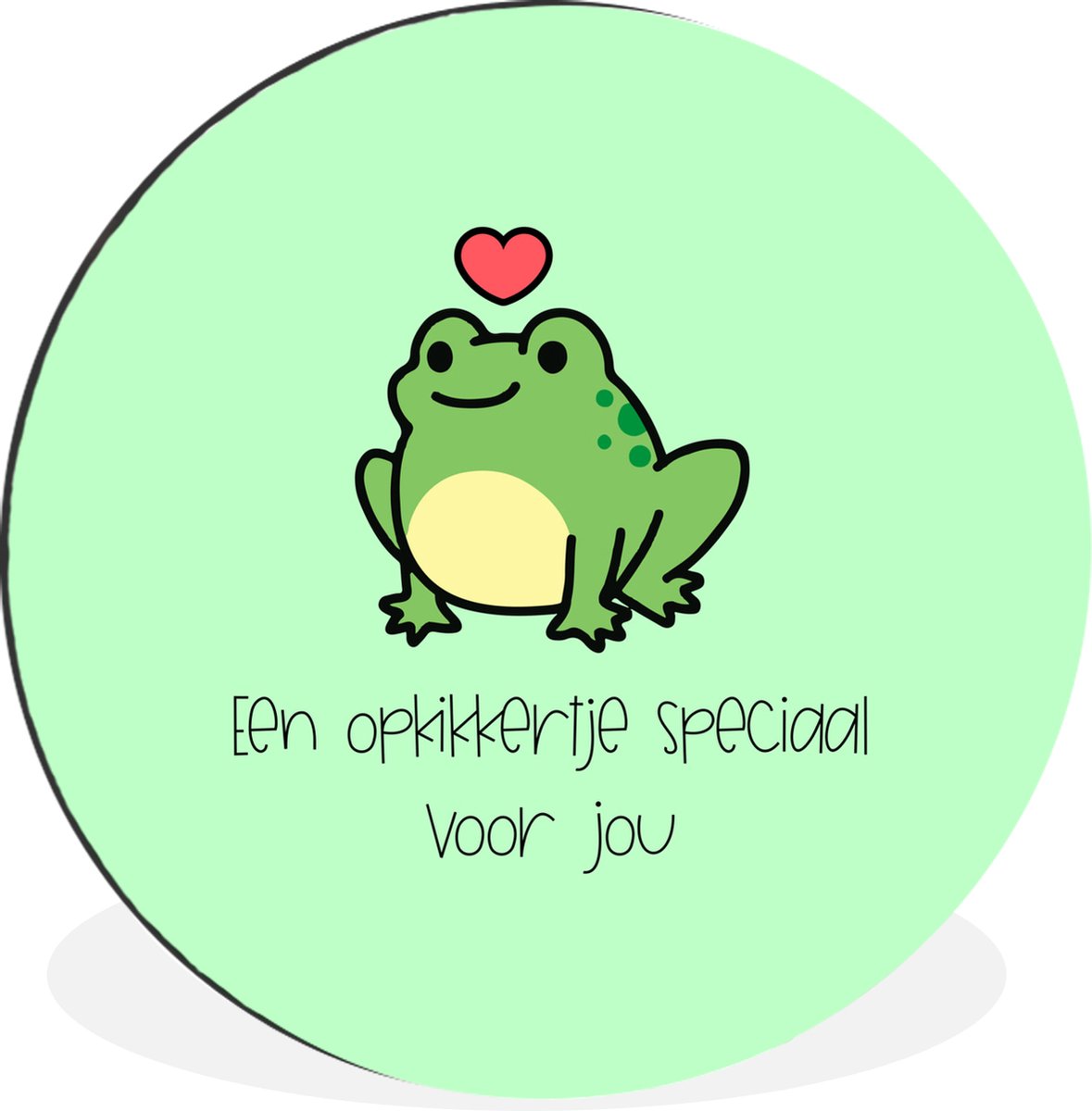 WallCircle - Wandcirkel - Muurcirkel - Sterkte - Quotes - Dieren - Opkikker - Aluminium - Dibond - 30x30 cm - Binnen en Buiten