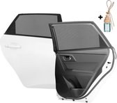 Zonnescherm Auto Baby -Zonnescherm Auto Zijruit - Zonwering Auto - UVlock - Pakket van 2 stuks