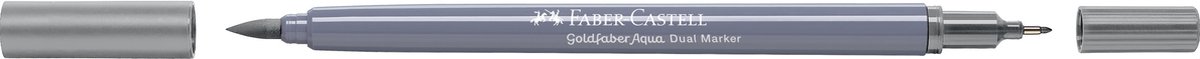 Faber-Castell - Duo aquarelmarker Goldfaber - koudgrijs I 230 - brush / 0,6mm - FC-164530