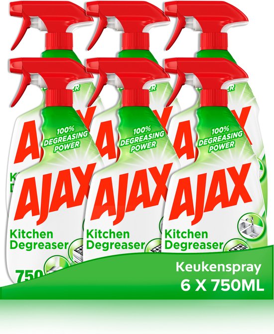 Ajax Keukenspray 6 x 750ml