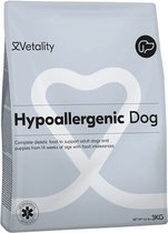 Vetality Hypoallergeen Hondenvoer - Hondenvoer Droog - Voordeelverpakking 2 x 3 kg - Licht Verteerbaar Hondenvoer - Voor Pups vanaf 14 Weken en Volwassen Honden