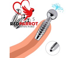 Penis plug met opening - Schroef - Urethrale stimulatie - 3CM bij 10MM