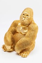 Kare Design - Decoratief Beeld Gouden Gorilla - medium