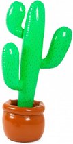 opblaasfiguur cactus 85 cm groen/bruin