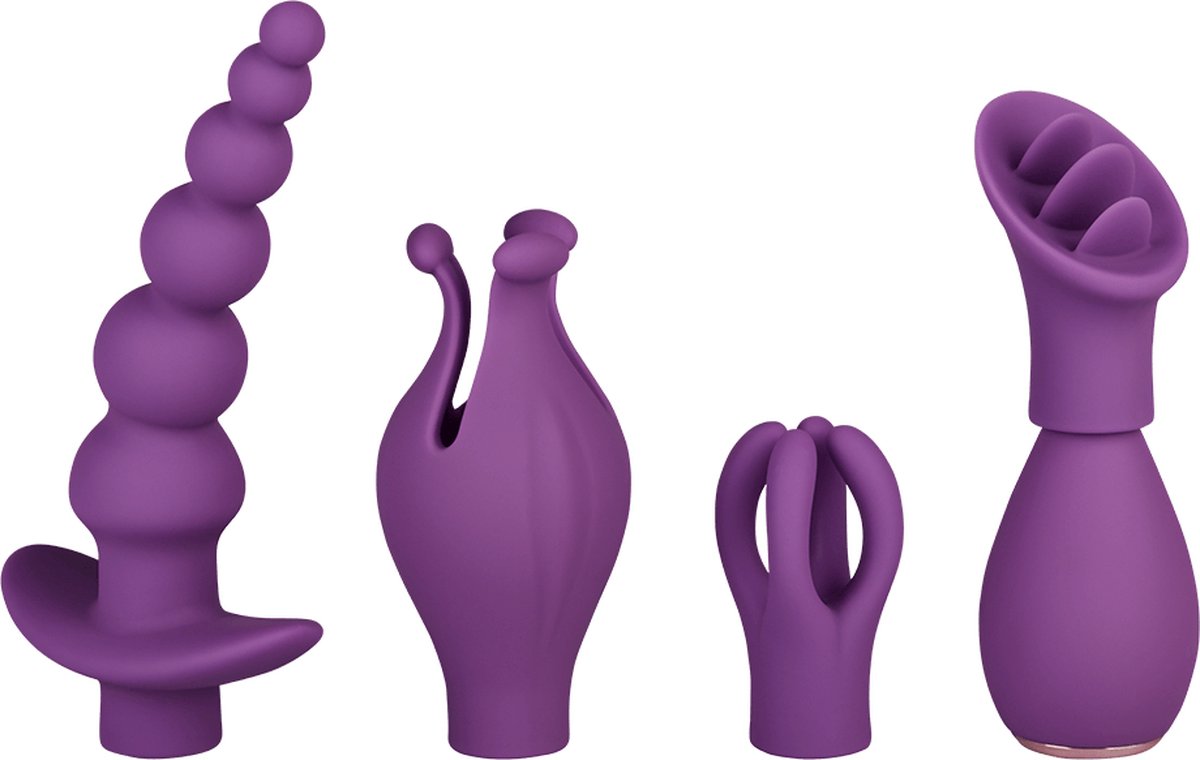 EIS-vibratorset met 4 opzetstukken, 20 cm