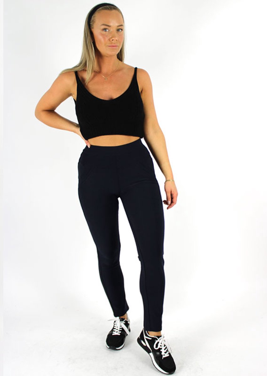 Tregging Marks & Spencer Taille 12 - Noir, Neuf Avec étiquettes, Coupe Régulière
