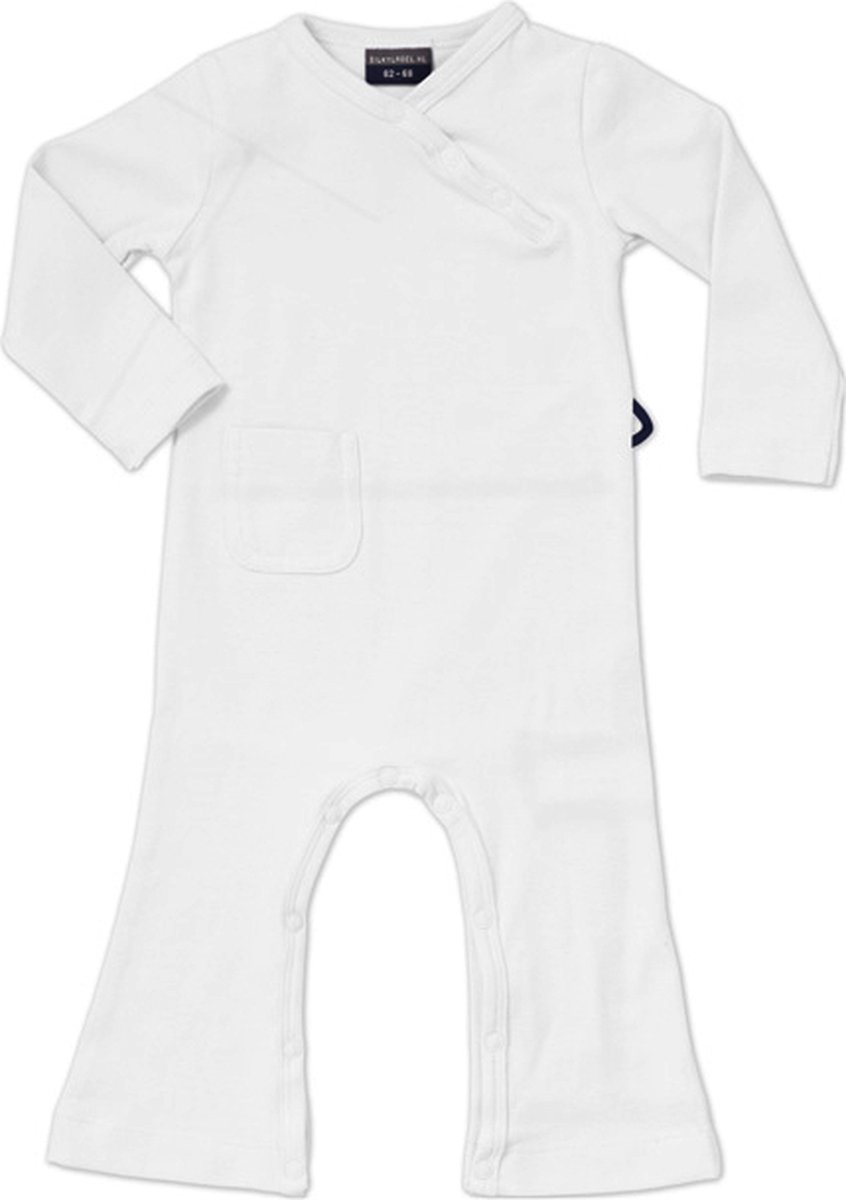 Silky Label jumpsuit ice white - Wijde Pijp - maat 50/56 - wit