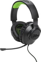 JBL Quantum 100X Zwart/Groen - Gaming Headset voor Xbox - Bedraad - Over-Ear - PS4/PS5, PC, Xbox & Nintendo Switch