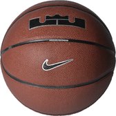 Ballon Nike Lebron James All Court 8P 2.0 Ball , Unisexe, Marron, Basketball, Taille : 7