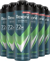 Bol.com 6x Rexona Men Deodorant Spray Quantum Dry 150 ml aanbieding