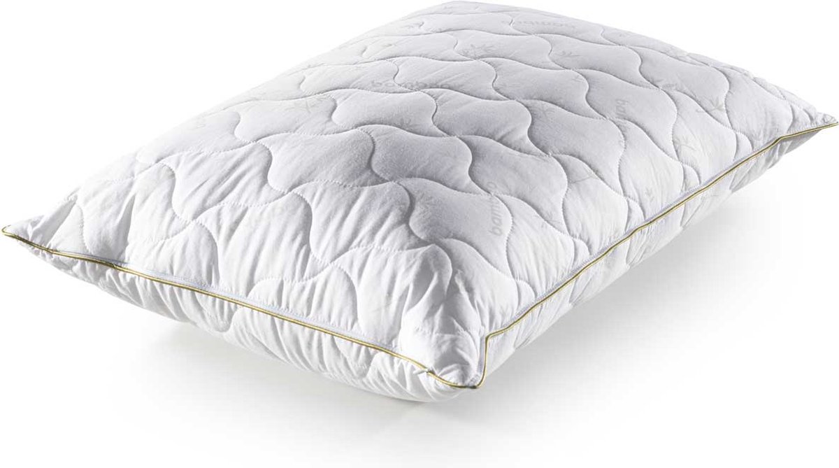 BSS Bedding Bambi Bamboe - Hoofdkussen - Kussens - Bamboe Hoofdkussen - Hoofdkussen Slaapkamer - Orthopedisch - Ergonomisch - Anti Nekklachten - Neksteun Visco Pillow-40x60