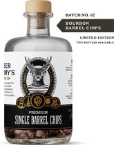 Deer Jimmy's DIY Barrel Chips - Batch No.12: Amerikaanse Bourbon - Kentucky Straight Bourbon Whiskey - Rijp je eigen drank met houtsnippers van een gebruikt whiskey vat