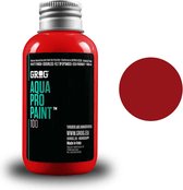 Grog Aqua Pro Paint - Peinture acrylique - à base d'eau - 100ml - Rouge Brique